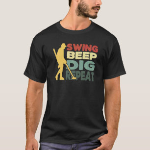 T-shirt Chasseur de trésor Détecteur de métaux Détecteur d