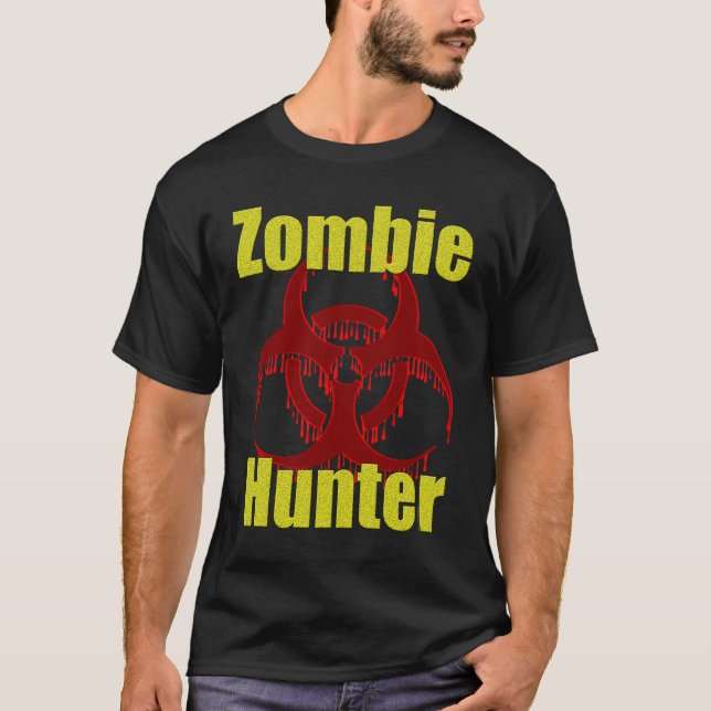 T-shirt Chasseur de zombi (Devant)
