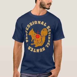 T-shirt Chasseur d'écureuils - Détresses rétro Vintages