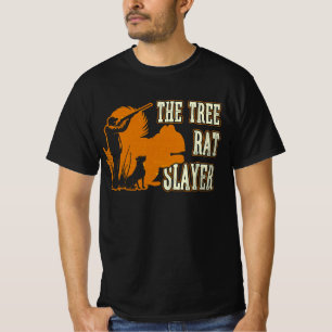 T-shirt Chasseur d'écureuils L'écureuil rétro Scaler de ra