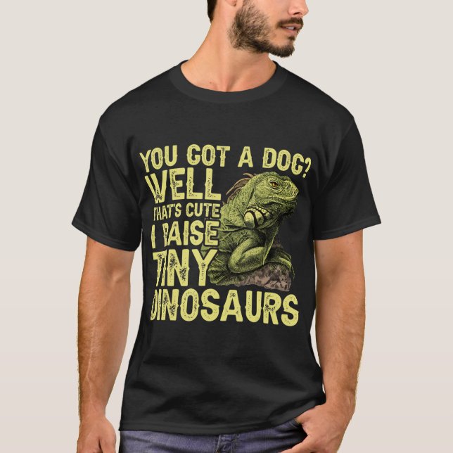 T-shirt Chasseur d'iguana pour garçons Iguanas Iguana Liza (Devant)