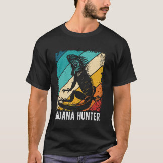T-shirt CHASSEUR D'IGUANE Retro Iguana Hunter