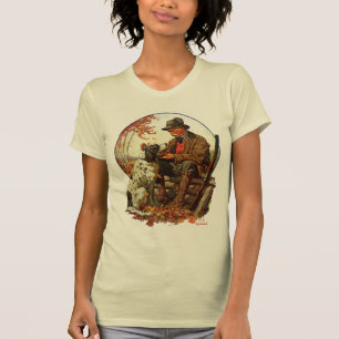 T-shirt Chasseur et épagneul