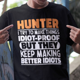T-shirt Chasseur J'Essaie De Rendre Les Choses Drôle Chass