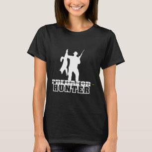 T-shirt Chasseur Predator-Coyote Chasse Chemise-Foncé