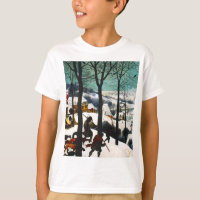 Chasseurs dans le paysage de neige Pieter Bruegel