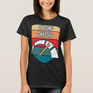 T-shirt Châssis Mécanicien auto voiture de réparation voit