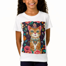Chat à bijoux couronné
