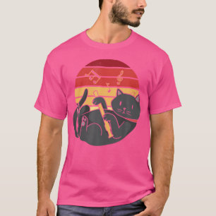 T-shirt Chat à bouchon amusant - Flûte