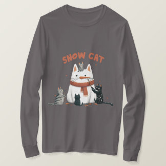 T-shirt Chat à neiges