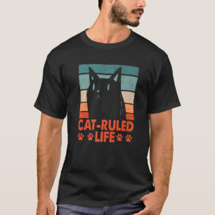 T-shirt Chat a régné sur la vie Famille de chat Parents du