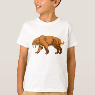 T-shirt Chat à Sabre Dent