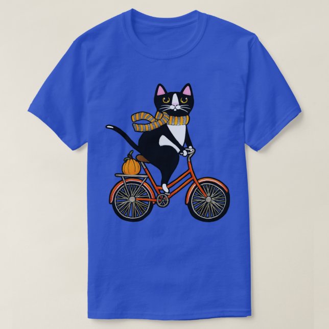 T-shirt Chat à vélo (Design devant)