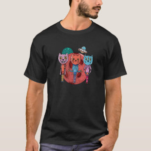 T-shirt Chat Alien Drôle Kitty Animal De Compagnie Extrate