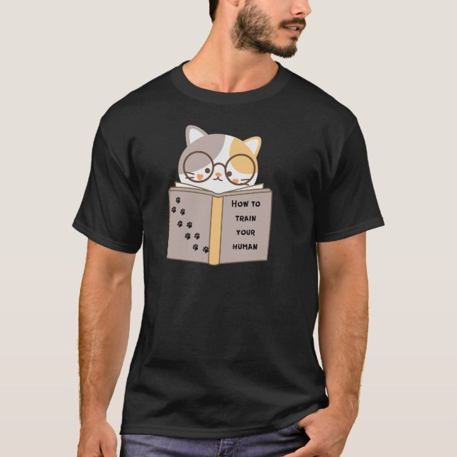 T-shirt chat amusant (Devant)