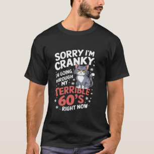 T-shirt Chat Amusant Désolé Je Suis De Mauvaise Humeur Je