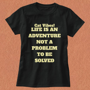 T-shirt Chat amusant Simple Quote moderne Personnalisé Noi