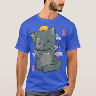 T-shirt Chat Angelcore Kitten Chibi Anime Neko Pastel Goth