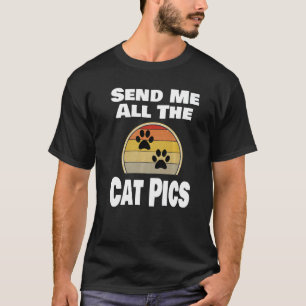 T-shirt Chat Animal De Compagnie Propriétaire Envoyez-Moi
