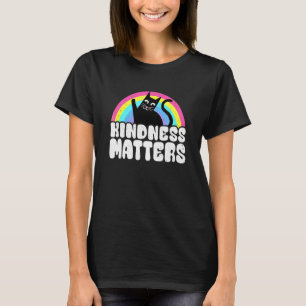 T-shirt Chat Anti Harcèlement Arc-en-ciel Bienveillance Co