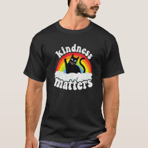 T-shirt Chat Anti Harcèlement Arc-en-ciel Bienveillance Co