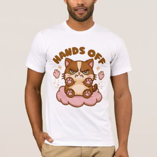 T-shirt Chat anti-social mignon