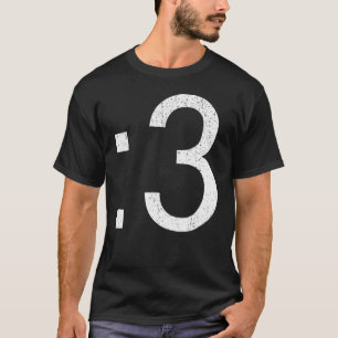 T-shirt Chat antique 3 Face inversée
