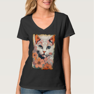 T-shirt Chat Artistique