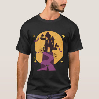 T-shirt Chat au bout de la route Haunted Halloween House