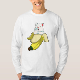 T-shirt Chat avec banane
