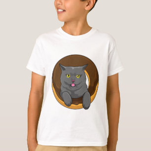 T-shirt Chat avec Donut