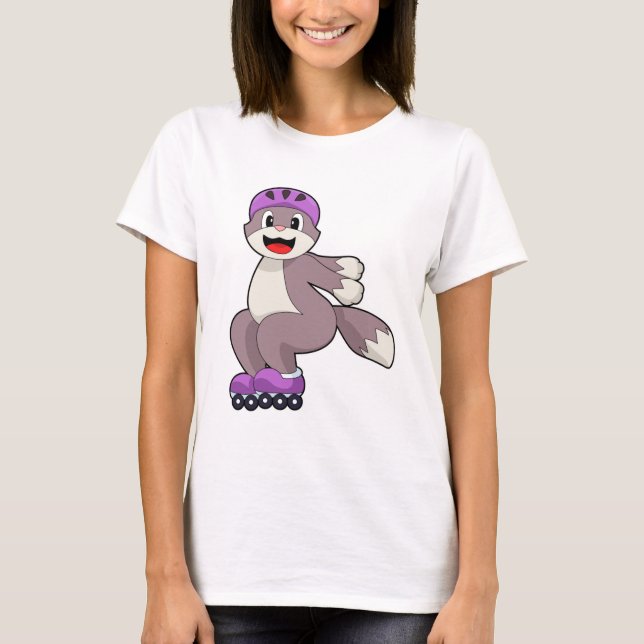 T-shirt Chat avec roulettes (Devant)