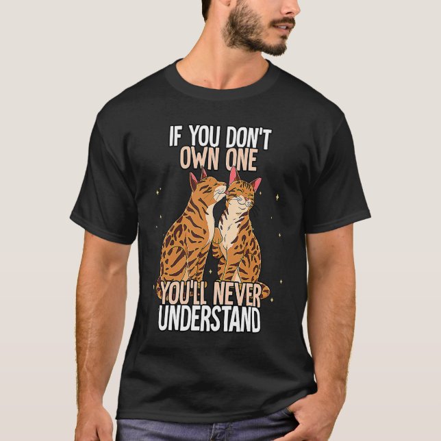 T-shirt Chat Bengal  13 (Devant)