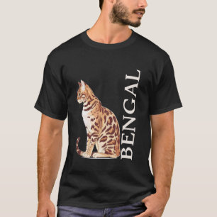 T-shirt Chat Bengal Chaton Amoureux Animal Animal Domestiq