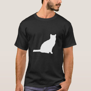 T-shirt Chat blanc de Ninja… ?