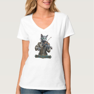 T-shirt Chat Bleu Russe de la Sérénissime intemporelle