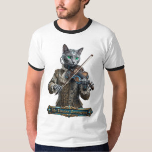 T-shirt Chat Bleu Russe de la Sérénissime intemporelle