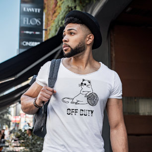 T-shirt Chat blond hors service - Chat mignonne et amusant