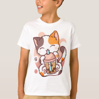 Chat Boba Tea Bubble Tea Anime Kawaii Neko pour fi