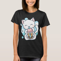 Chat Boba Tea Buble Tea Kawaii Anime Japonais Neko