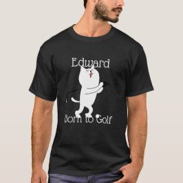 T-shirt Chat Born au Golf