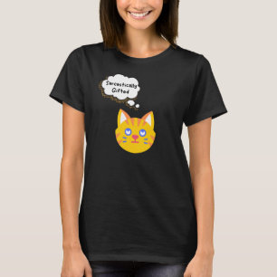 T-shirt Chat cadeau sarcastique