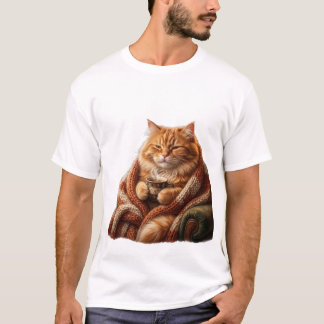 T-Shirt Chat Café Cosy