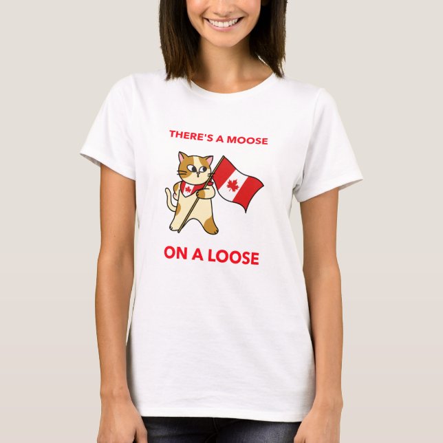 T-shirt Chat canadien Police militaire des Forces canadien (Devant)