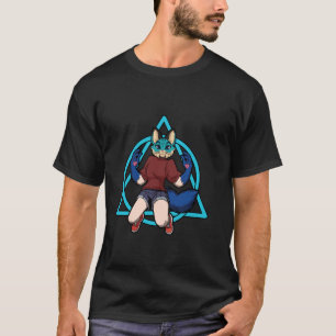 T-shirt Chat Catkin Thêta Delta Alter Kin Otherkin Thérian