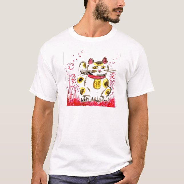 T-shirt Chat chanceux (Devant)