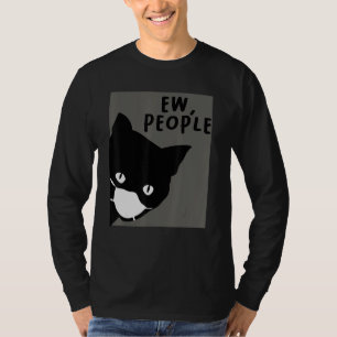 T-shirt Chat Chat Avec Masque Visage Ew Personnes Chat 1