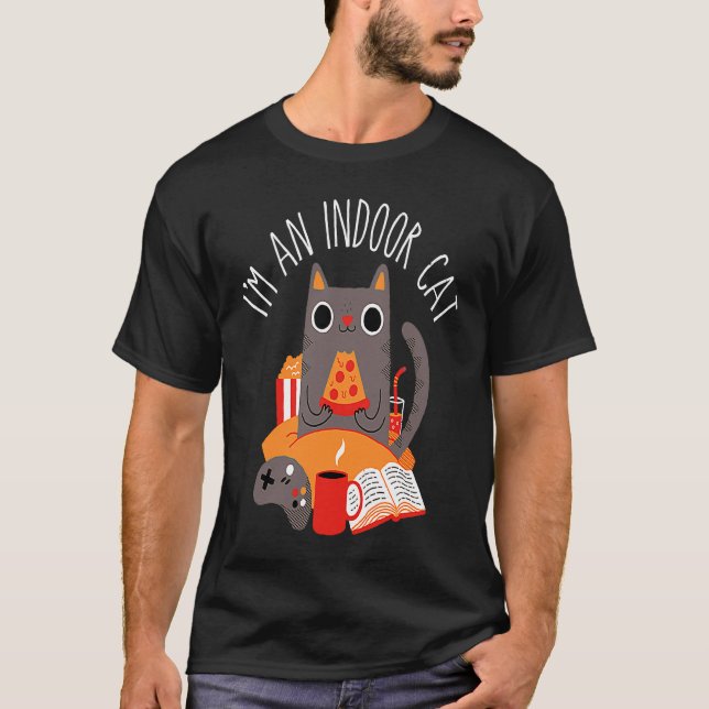 T-shirt Chat Chat d'intérieur (Devant)