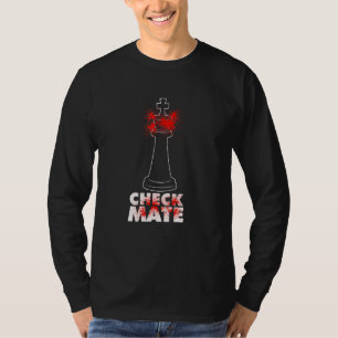 T-shirt Chat Chess Chess Chess Joueur d'échecs Checkmate
