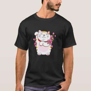 T-shirt Chat Chinois Maneki Neko Chanceux